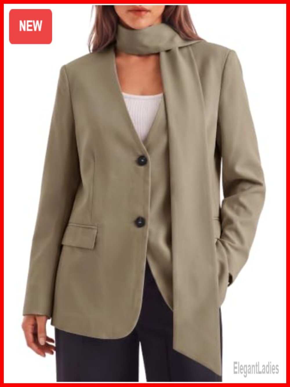 Women's Plaid Casual Blazer V Neck Button Down Suit Jacket